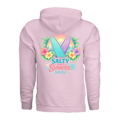 Women's Hoodie - Salty Since Sunrise by Salty Kiss coastal apparel