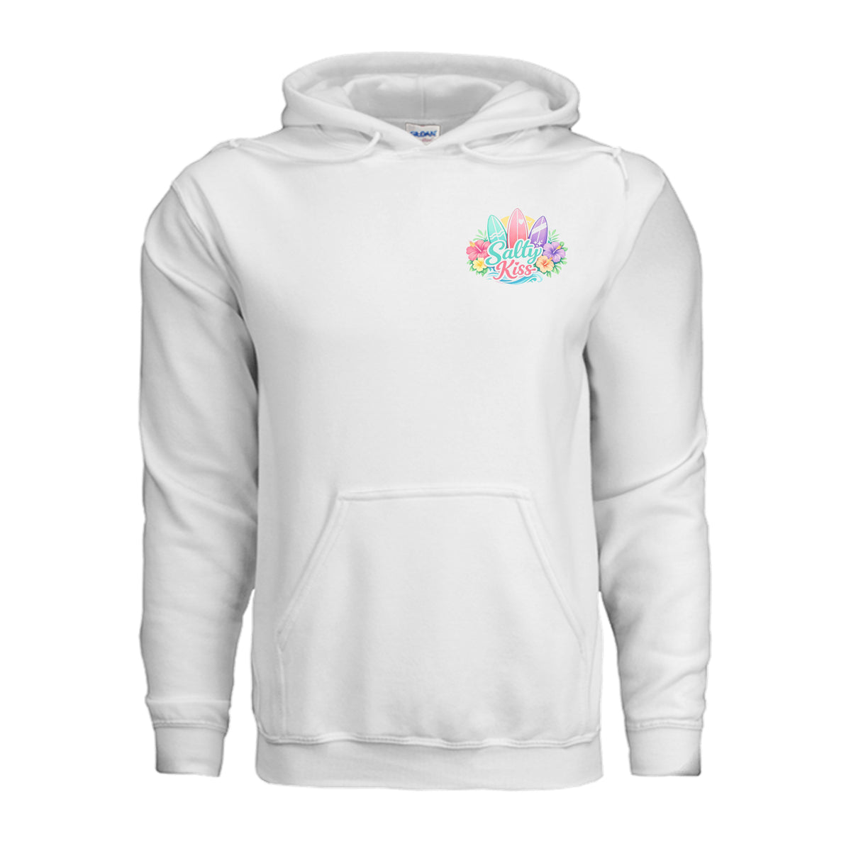 Women's Hoodie - Sunset Surf Bloom by Salty Kiss coastal apparel