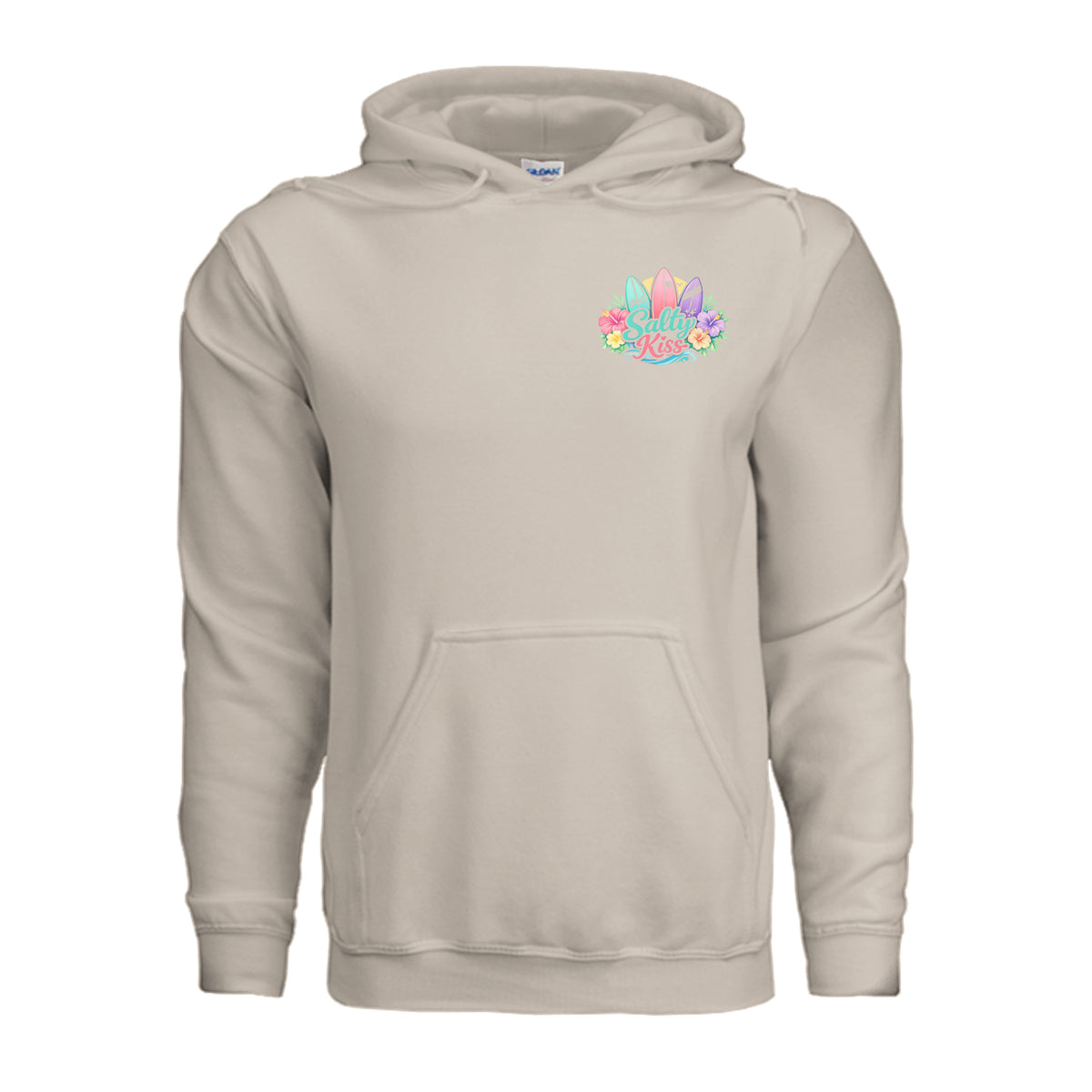 Women's Hoodie - Sunset Surf Bloom by Salty Kiss coastal apparel