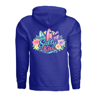 Women's Hoodie - Sunset Surf Bloom by Salty Kiss coastal apparel