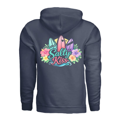 Women's Hoodie - Sunset Surf Bloom by Salty Kiss coastal apparel