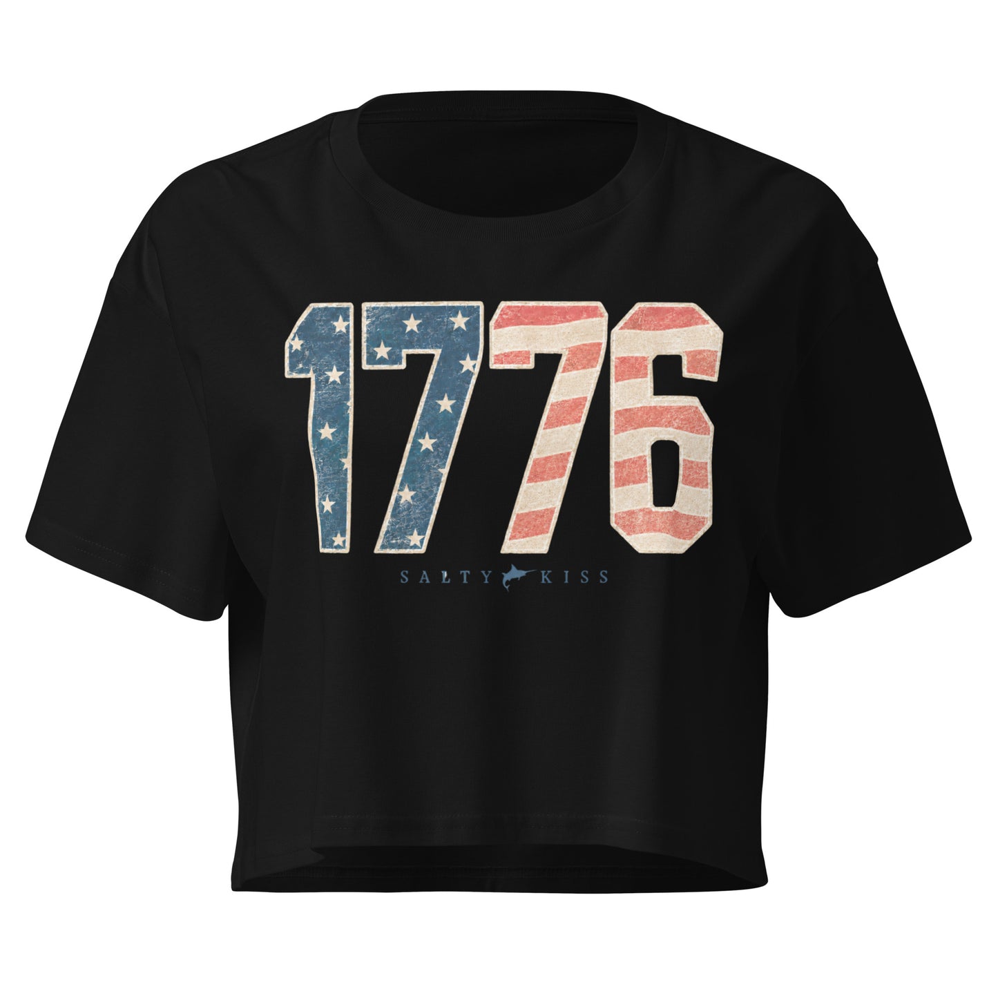Women’s crop top 1776 by Salty Kiss coastal apparel