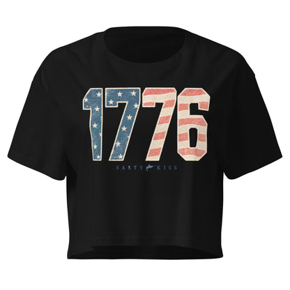 Women’s crop top 1776 by Salty Kiss coastal apparel