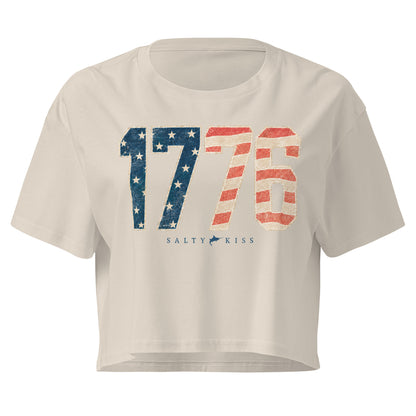 Women’s crop top 1776 by Salty Kiss coastal apparel