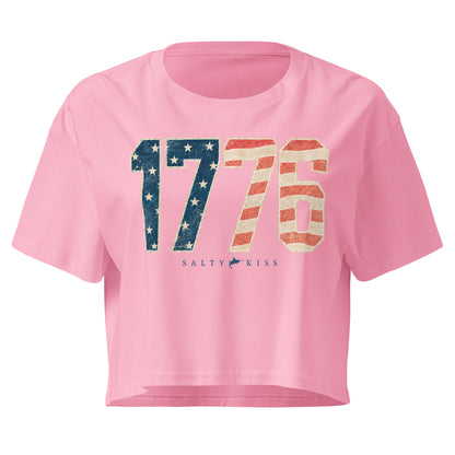 Women’s crop top 1776 by Salty Kiss coastal apparel