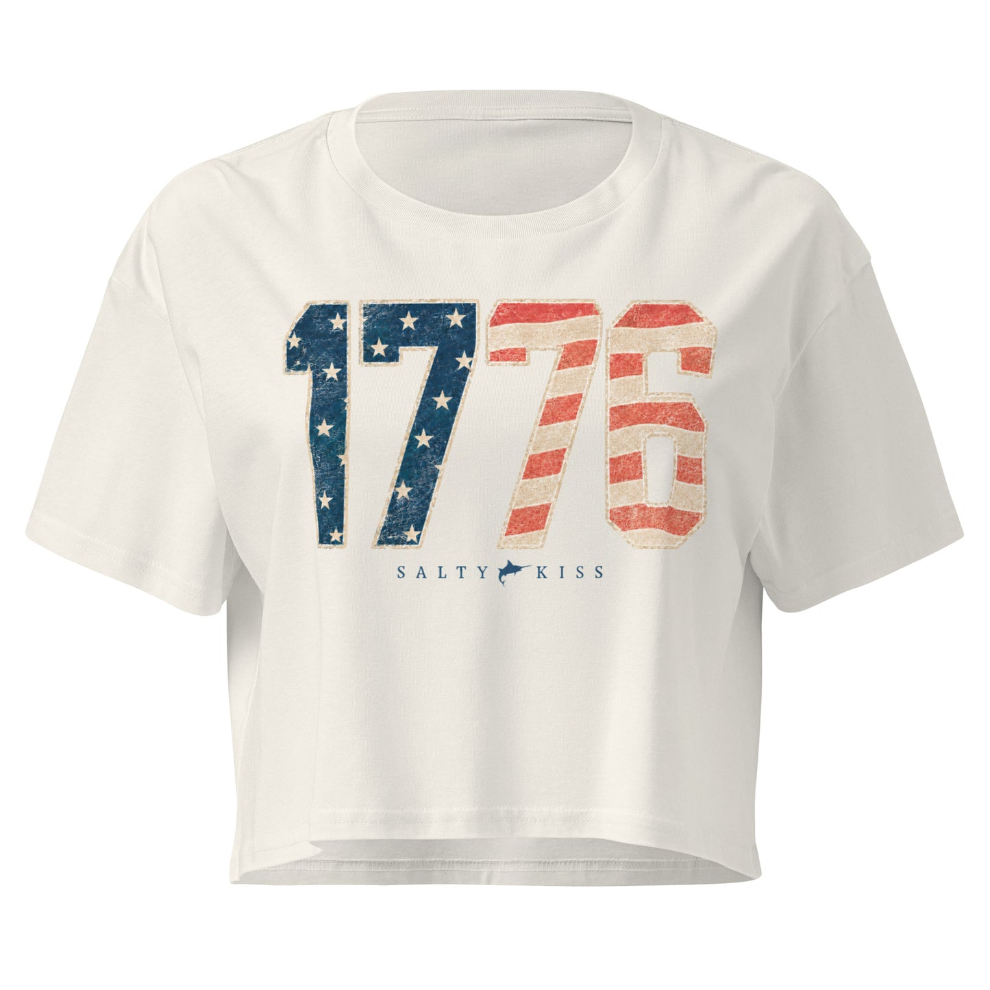 Women’s crop top 1776 by Salty Kiss coastal apparel