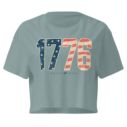 Women’s crop top 1776 by Salty Kiss coastal apparel