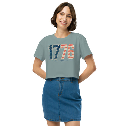 Women’s crop top 1776 by Salty Kiss coastal apparel
