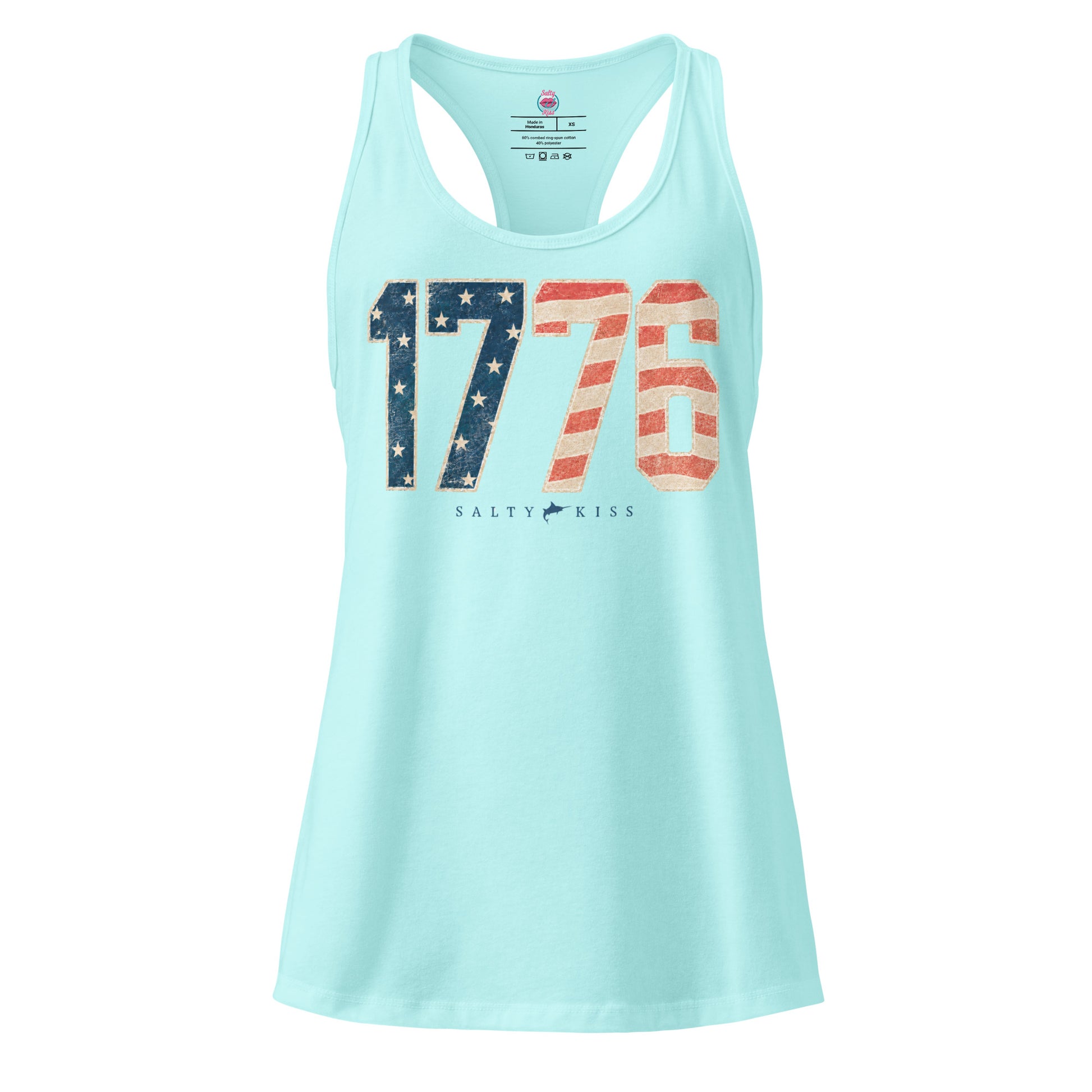 1776 Freedom Women's Racerback Tank – America 250 Collection by Salty Kiss coastal apparel