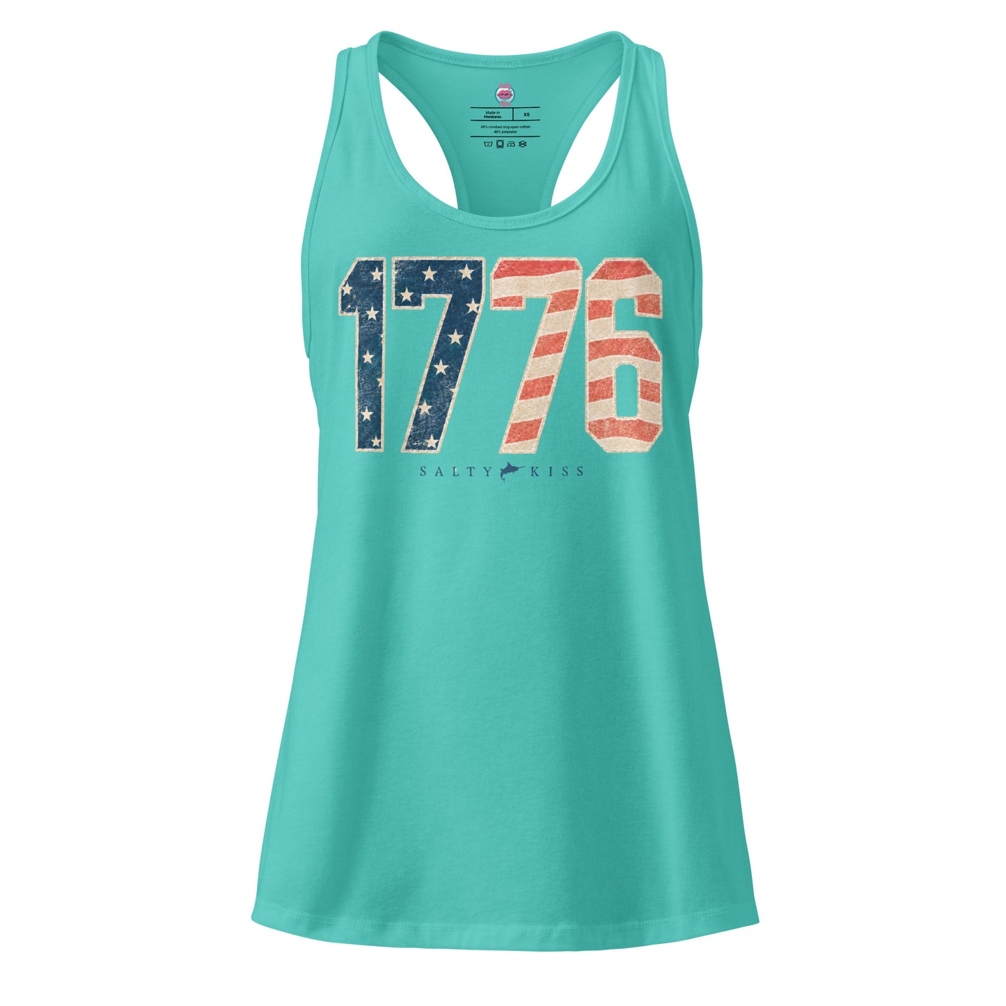 1776 Freedom Women's Racerback Tank – America 250 Collection by Salty Kiss coastal apparel