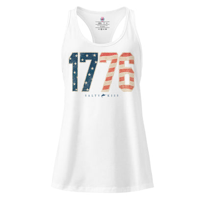 1776 Freedom Women's Racerback Tank – America 250 Collection by Salty Kiss coastal apparel
